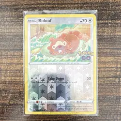 Pokemon TCG Pokemon GO Numel & Bidoof Holo Card Lot - 2 Cards - Image 4