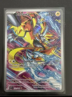 Zeraora 151/142 Tera Stellar Crown Illustration Rare Pokemon Card ENGLISH - Image 1
