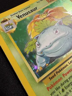 Pokemon Venusaur Base Set 15/102 Holo English 1999 TCG WOTC Card - MP - Image 2