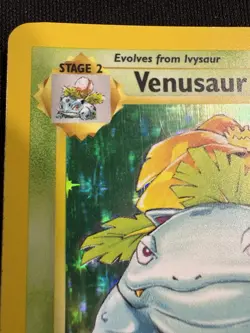 Pokemon Venusaur Base Set 15/102 Holo English 1999 TCG WOTC Card - MP - Image 3