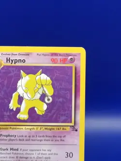 Hypno 23/62 1st Edition Non Holo Rare Fossil Set Pokemon Card 1999 WOTC TCG NM - Image 5