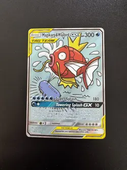 Pokemon Magikarp & Wailord GX Alternate Full Art Holo Card 161/181 - Image 1