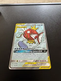 Pokemon Magikarp & Wailord GX Alternate Full Art Holo Card 161/181 - Image 2