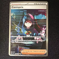Cassiopeia Trainer SAR Holo Card Pokemon TCG S&V Shrouded Fable 094/064 NM-M - Image 5