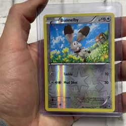 Bunnelby 87/119 XY Phantom Forces Pokemon Reverse Holo Foil LP+ Pokemon Card TCG - Image 1