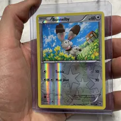 Bunnelby 87/119 XY Phantom Forces Pokemon Reverse Holo Foil LP+ Pokemon Card TCG - Image 2