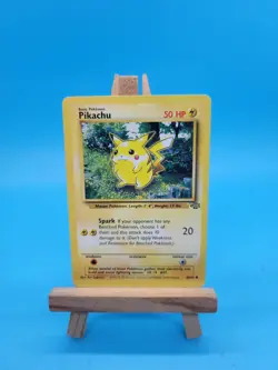 Pokemon PIKACHU Card 60/64 Common Jungle NM Regular Unlimited English WOTC - Image 1