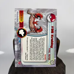 Topps Pokemon Series 2 Krabby Holo Card #98 *Sent with toploader* - Image 2
