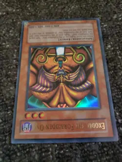 Vintage Yugioh Complete Dark Beginning 5 Card Exodia The Forbidden One Set DB1 - Image 5