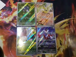 Pokemon Illustration Rare 4 Card Lot: Phantasmal & Mega: Delibird, Yamper, ++ - Image 1