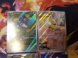 Pokemon Illustration Rare 4 Card Lot: Phantasmal & Mega: Delibird, Yamper, ++ - Image 3