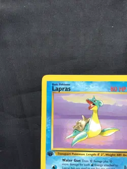 Pokemon Cards: Fossil 1st Edition Rare: Lapras 25/62 - Image 2