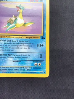 Pokemon Cards: Fossil 1st Edition Rare: Lapras 25/62 - Image 4
