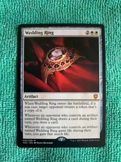 Wedding Ring #32 (NM) Commander: Innistrad: Crimson Vow VOC MTG - Image 1