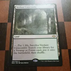 Mtg Verdant Catacombs NM/M Modern Horizons 2 260/303 Fetch Land Rare - Image 2