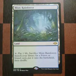 Mtg Misty Rainforest NM/M Modern Horizons 2 250 Fetch Land Rare Card - Image 1