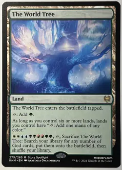 MTG The World Tree-Kaldheim NM-M - Image 1