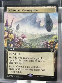 MTG Lorwyn Eclipsed Extended Art Abundant Countryside - Image 2