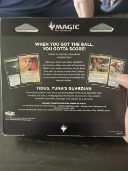 Magic MTG Final Fantasy X Counter Blitz Tidus Commander Deck Sealed - Image 2