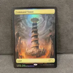 4x MTG Command Tower NM EN Borderless Foil PROMO 0002 Textless Full Art - Image 4