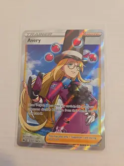 Avery - 187/198 - Pokemon Chilling Reign Sword & Shield Full Art Rare Card NM - Image 1