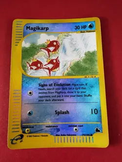 Pokemon TCG Magikarp Reverse Holo Card 75/144 2003 - Image 1
