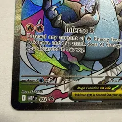 Pokemon Mega Charizard X ex Promo Mega Evolution Promos 023 - Image 5
