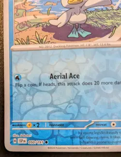 Quaxly 050/191 Reverse Holo Common Scarlet & Violet: Surging Sparks Pokemon TCG - Image 4