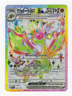 Pokemon Flygon EX 222/191 Full Art Ultra Rare Holo Surging Sparks NM - Image 1