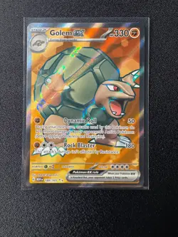 Pokemon 151 Golem ex 189/165 Ultra Rare Holo NM - Image 1