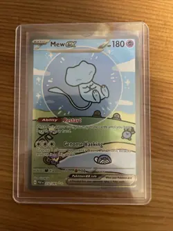 Pokemon TCG Mew EX 232/091 Sv: Bubble Mew Sir (error came like that from pack) - Image 1