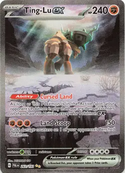 POKEMON Ting-Lu ex - #263/193 Holo SV02: Paldea Evolved NM - Image 1