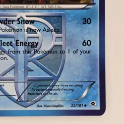 Glalie 22/101 Uncommon BW Plasma Blast LP Team Plasma Pokemon - Image 5