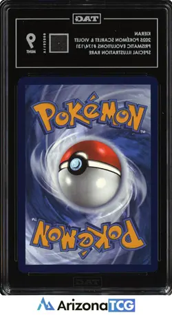 Pokemon 2025 Kieran 174/131 Special Illustration Rare Prismatic Evolutions TAG 9 - Image 2