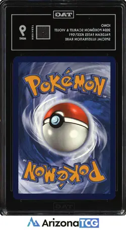 Pokemon 2024 Iono 237/091 Full Art Special Illustration Rare Paldean Fates TAG 9 - Image 2