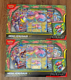 Lot of 2 - Pokemon Mega Venusaur ex Premium Collection Boxes - Brand New Sealed - Image 1