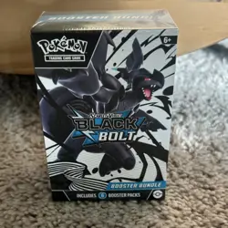 Pokemon TCG Scarlet & Violet Black Bolt Booster Bundle Box – 6 Booster Packs - Image 1