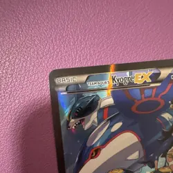 The Pokemon Company Team Aqua's Kyogre EX Ultra Rare Full Art Holo 6/34 HP 190 - Image 3