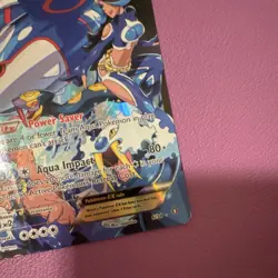 The Pokemon Company Team Aqua's Kyogre EX Ultra Rare Full Art Holo 6/34 HP 190 - Image 5