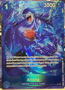 One Piece CCG - Arlong (Alternate Art) OP14-042 - The Azure Sea's Seven Foil - Image 1