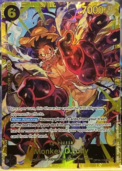 One Piece TCG – OP10 - Monkey.D.Luffy SEC - OP10-118 - Royal Blood - Black - Image 1