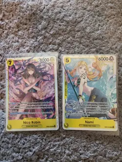 NAMI EB03-053 & NICO ROBIN EB03-055 One Piece Heroines Edition Foil SR - Image 1