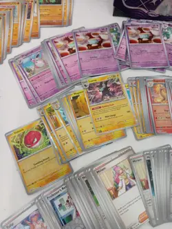 Pokemon TCG By Nintendo, Various Loose Trading Card Bundle, Mixed Types w/ Case - Image 3