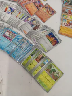 Pokemon TCG By Nintendo, Various Loose Trading Card Bundle, Mixed Types w/ Case - Image 4