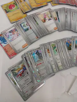 Pokemon TCG By Nintendo, Various Loose Trading Card Bundle, Mixed Types w/ Case - Image 5