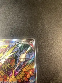 Pokemon TCG Moltres Zapdos Articuno GX Hidden Fates SM210 Promo Card Near Mint - Image 3