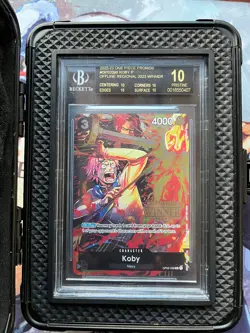 One Piece Card Game Koby Winner Top1 Regional Offline 2023 BGS 10 BL Pop 3 - Image 1
