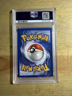 ERROR 1999 Blastoise Base Set Holo Rare NO STAGE Pokemon Card PSA 4 - Image 2