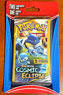 Pokemon Cosmic Eclipse & Team Up 3-Card Mini Booster Blister Pack - BRAND NEW - Image 1