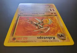 1st Edition Pokemon TCG Fossil Kabutops 24/62 Rare Non-Holo Vintage Card - LP - Image 3